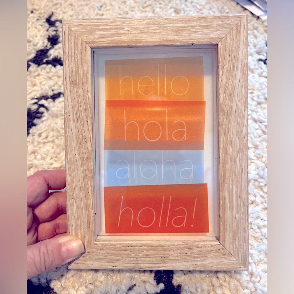 Cute wall art from Target